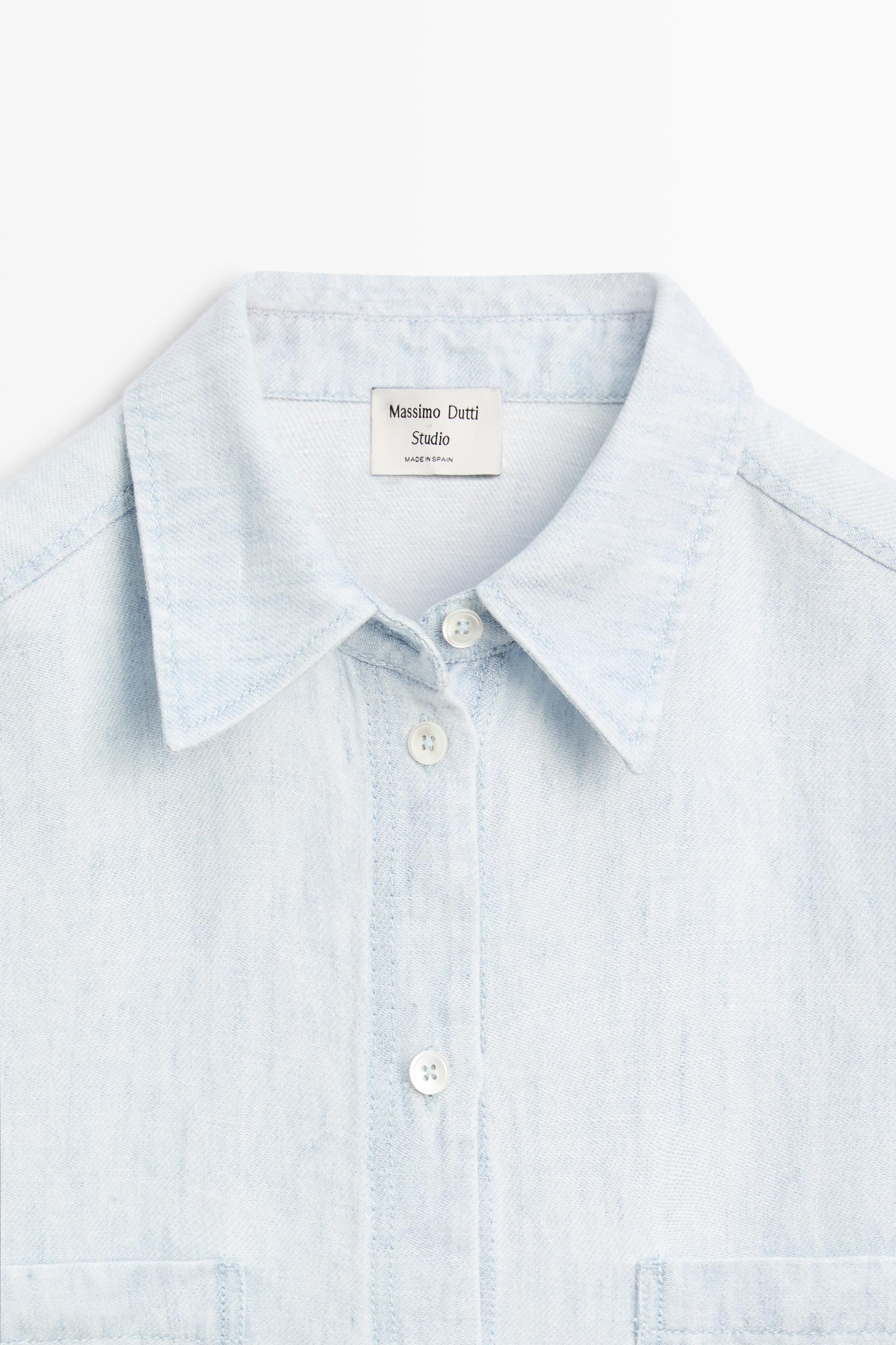 Denim effect pocket shirt - STUDIO